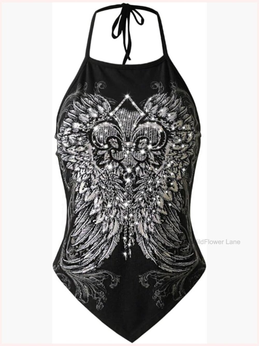 Women's Sexy Paisley Bandana Halter Top - Y2K Boho Backless Self-Tie Summer